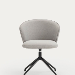Поворотный стул Add черный/светло-серый