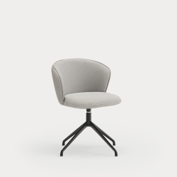 Поворотный стул Add черный/светло-серый