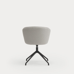 Поворотный стул Add черный/светло-серый