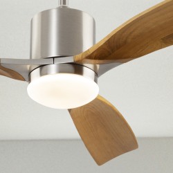 Anemos Потолочный вентилятор с освещением DIMABLE никель/вишня