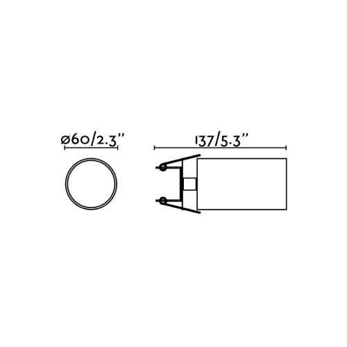 Встраиваемый светильник Stan черный