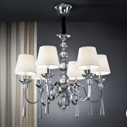 Люстра Mercury II 6L металлическая