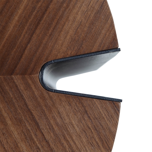 Приставной столик MH2206C/2118 из орехового дерева и черной стали