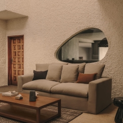 Sinta Джутовый жаккардовый ковер коричневый 200 x 300 см