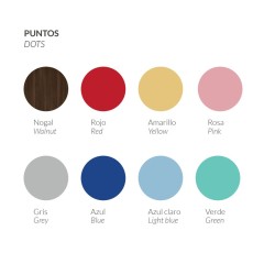 Подвесной светильник NOMON HOME WOODEN DOTS, CONF. 7, GOLD/COLOR