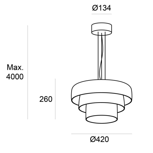 Подвесной светильник Levels