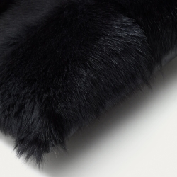 Katny черный кожаный чехол для подушки, 45 x 45 см