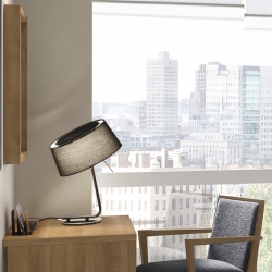 Настольная лампа Hotel черная