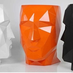 Кашпо Adan Nano матовое белое