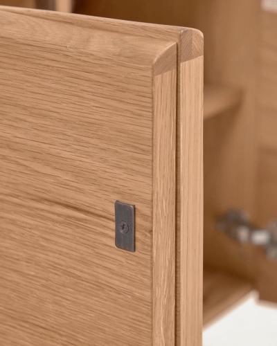 Сервант Rasha с дубовым шпоном с натуральной отделкой 180 x 71 см