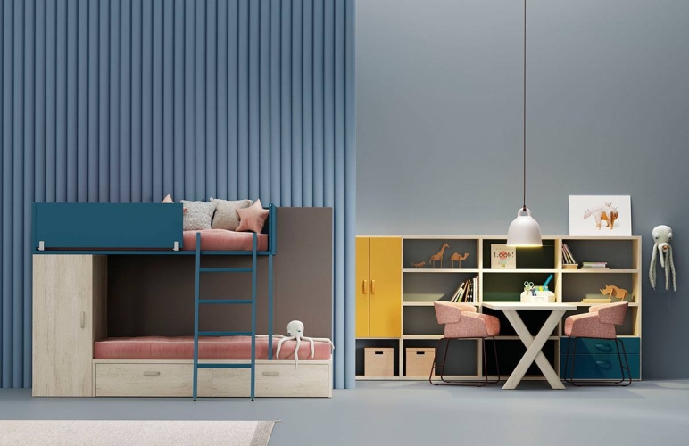 Мебельная композиция с кроватью Tren