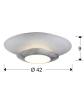 Потолочный светильник Hole серебряный Ø42