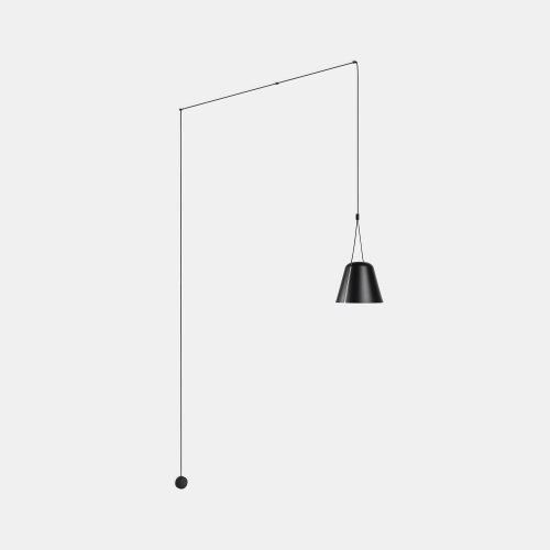 Бра Attic коническое черное