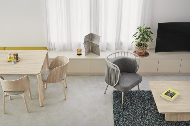 Кресло Nabi кремовый