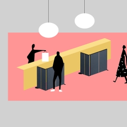 Разделительная панель Tapis мягкая