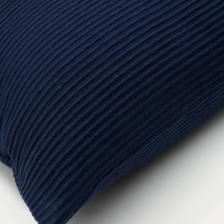 Чехол для подушки Minec синий 100% лен 45 x 45 см