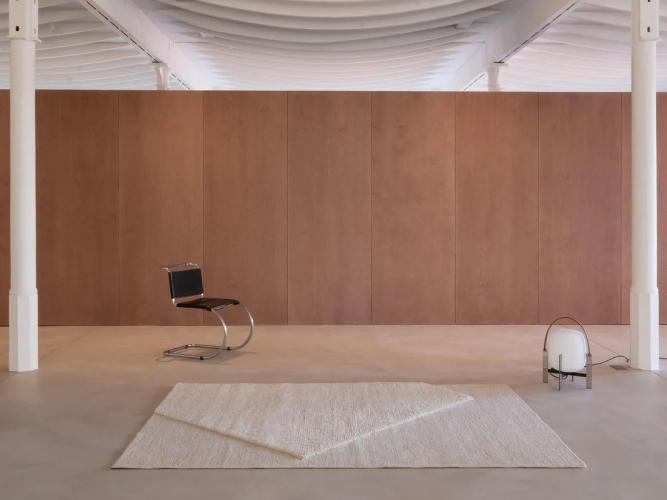 Коврик Oblique Ivory