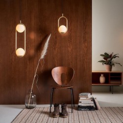 Подвесной светильник  C_Ball S2 латунный