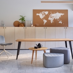 Подвесной светильник Roof LED S130 белый / корпус дуб