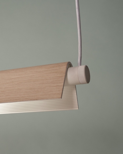 Подвесной светильник Roof LED S130 белый / корпус дуб