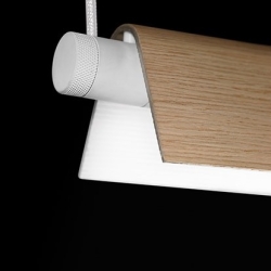 Подвесной светильник Roof LED S130 белый / корпус дуб