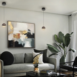 Подвесной светильник Orbes1L D12 черный хром