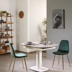 Стул Lissy зеленый бархат