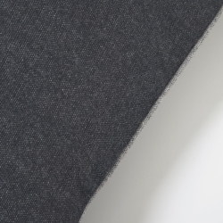 Чехол для подушки Alcara черный с серой каймой 45 x 45 см