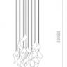 Подвесной светильник Sagarti Espira Es.P.50 с кристаллами Swarovski 