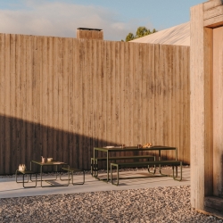 Sotil Набор из 2 скамеек и стола из оцинкованной стали