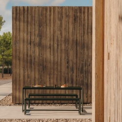 Sotil Набор из 2 скамеек и стола из оцинкованной стали