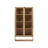 Alguema Витрина из дубового шпона с натуральной отделкой 100 x 185 см