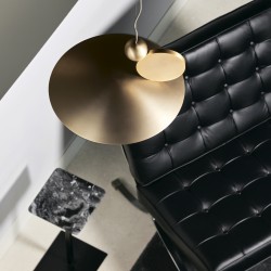 Подвесной светильник Equilibrium Ø 85 мат. золотой