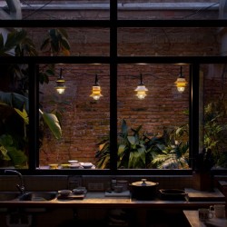 Уличный потолочный светильник Santorini C серый