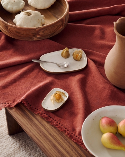 Lentegi большая круглая чаша из массива акации