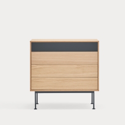 Комод Yoko 4Dr антрацитовый