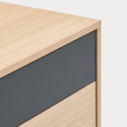 Комод Yoko 4Dr антрацитовый