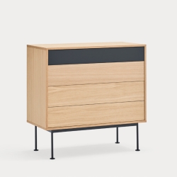 Комод Yoko 4Dr антрацитовый