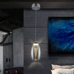 Подвесной светильник Nebula 1L LED хром