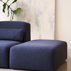 Neom Модульный пуф синего цвета 75 x 89 см