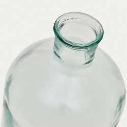Brenna Ваза из 100 % переработанного прозрачного стекла 28 см