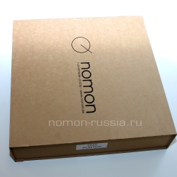 Часы NOMON Dos Puntos (основание - хромированная сталь/центр - хромированная сталь/стрелки - черный лак). D=43см, H=56см