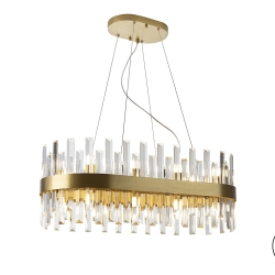 Люстра овальная Grace 20L золотая