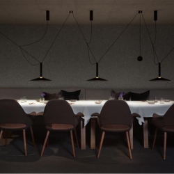 Люстра Milana Contrapeso 47 с противовесом черная