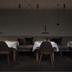 Люстра Milana Contrapeso 47 с противовесом черная