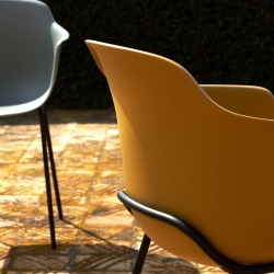 Cтул Khasumi горчичный