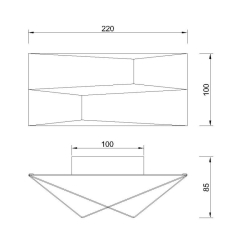 Настенный светильник FUJI 8157