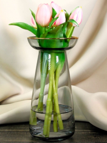 Ваза для цветов и сухоцветов высокая декоративная Terra Design TDV2711