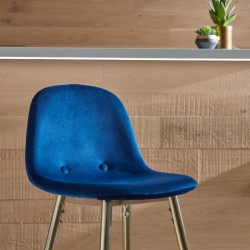 Барный стул Nilson темно-синий