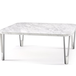 Кофейный столик Ionic Carrara Marble квадратный